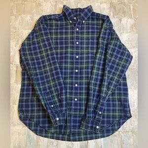 Blue and Green plaid American Living XL button down